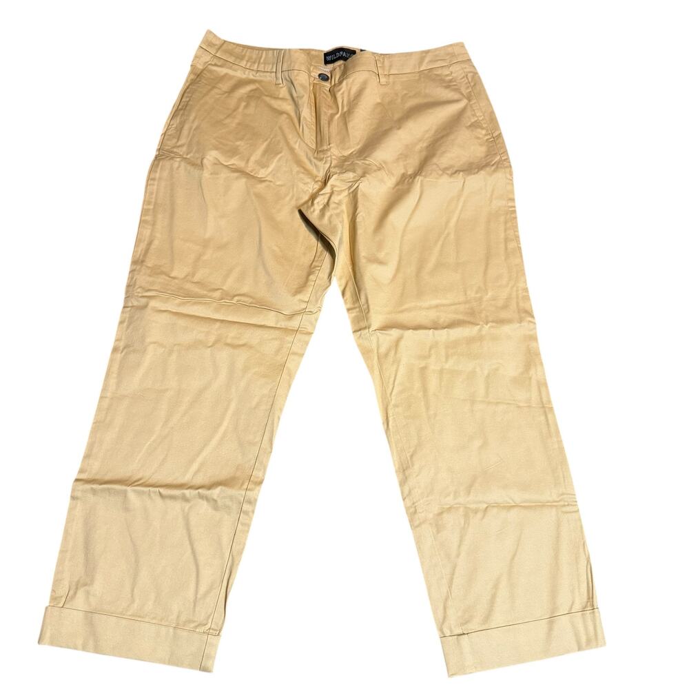 Wildfang The Essential Trouser, Tan Khaki Camel, Unisex Size 6, NWT